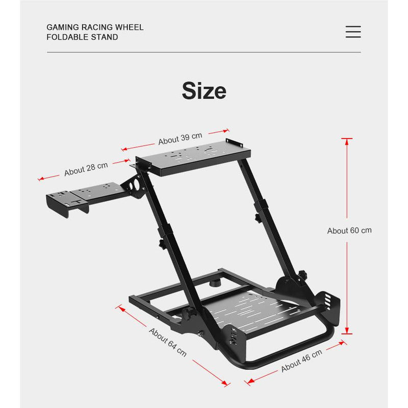 PXN A10 Foldable and Adjustable Racing Wheel Stand