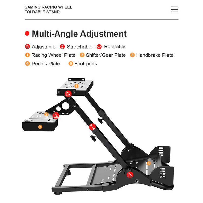 PXN A10 Foldable and Adjustable Racing Wheel Stand