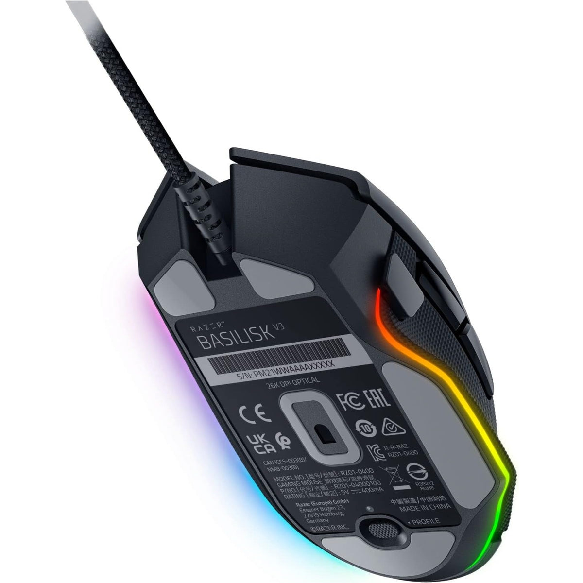 Razer Basilisk popular V3 Customizable Ergonomic Gaming Mouse