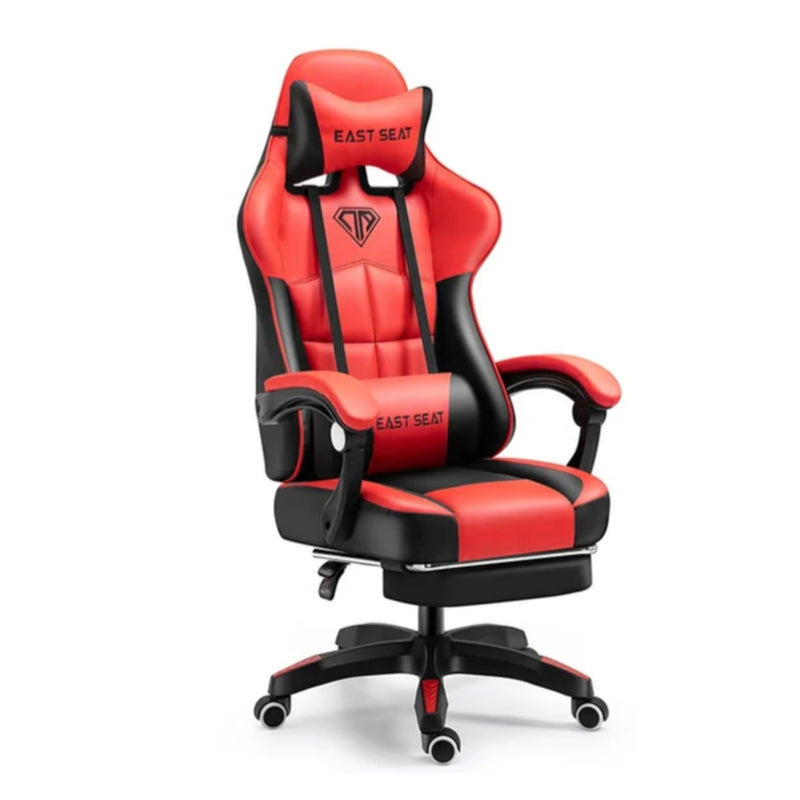 East Seat YT012 Gaming Chair with Footrest - red