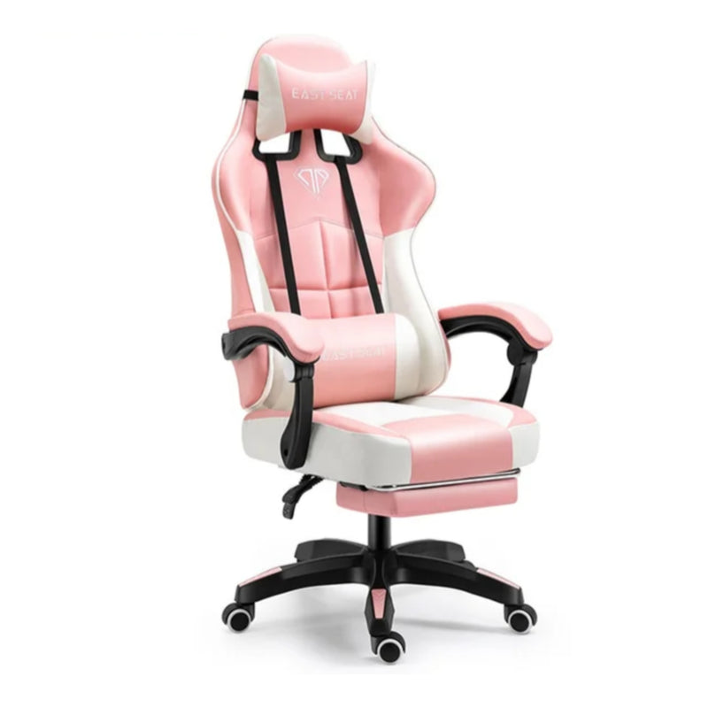 East Seat YT012 Gaming Chair with Footrest - Pink