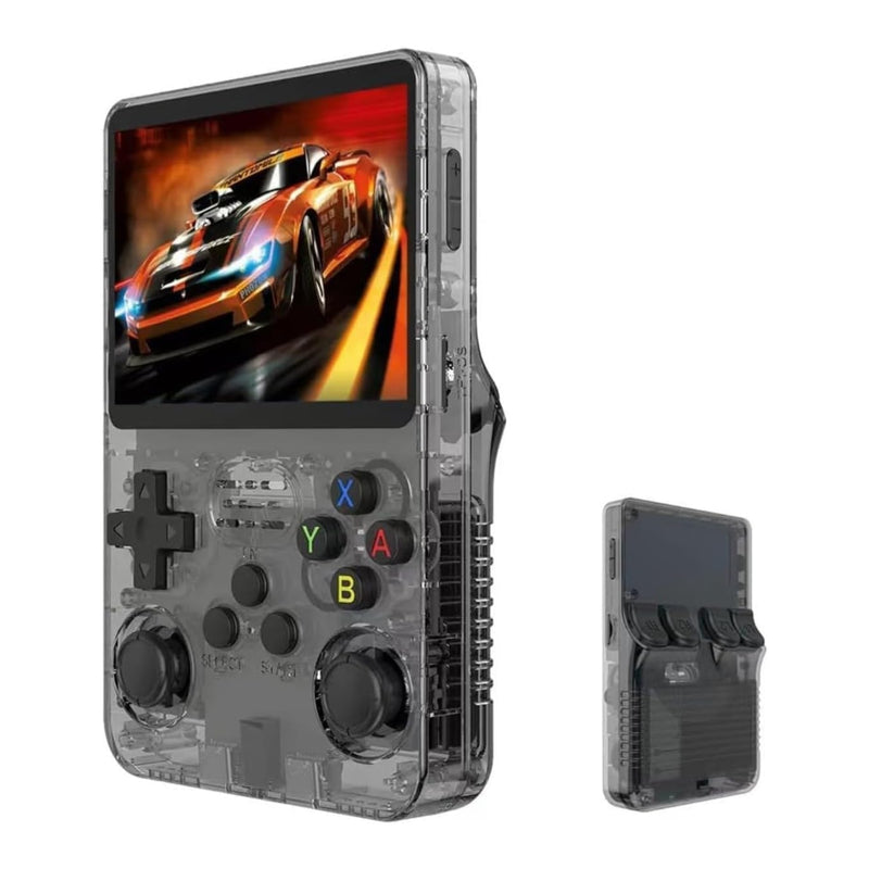 RG36S Video Game Handheld Console, Built-in 64GB TF Card, 3.5 Inch IPS Screen, Retro Linux System, Support 5400+ Classic Games, 2.4G Wireless Gamepad, TV, Monitor Connection