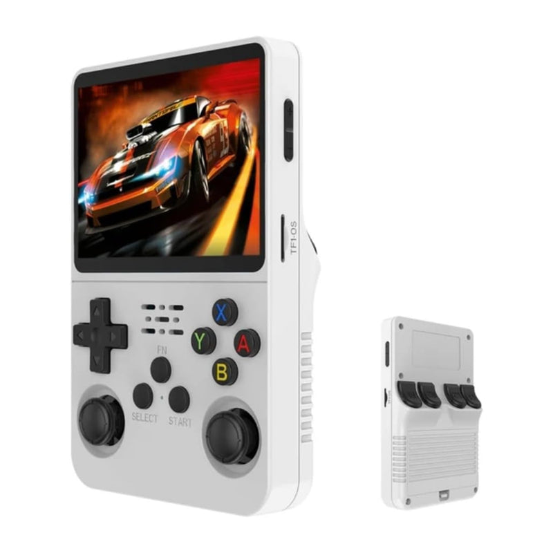 RG36S Video Game Handheld Console, Built-in 64GB TF Card, 3.5 Inch IPS Screen, Retro Linux System, Support 5400+ Classic Games, 2.4G Wireless Gamepad, TV, Monitor Connection