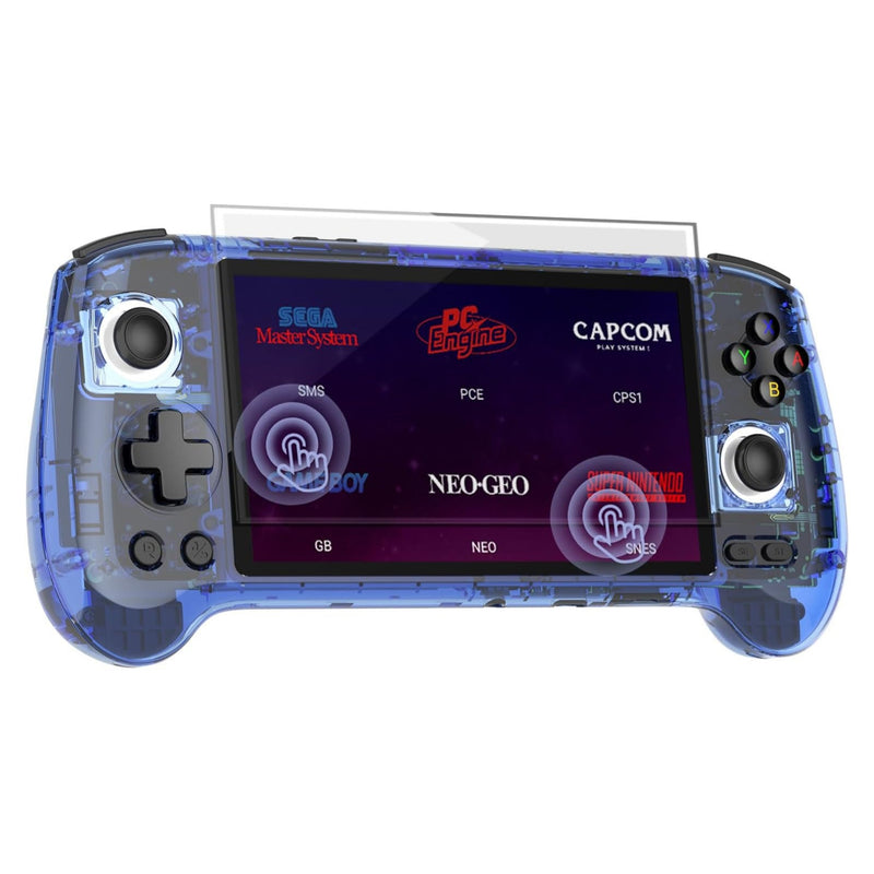 Anbernic RG556 Retro Handheld Game Android 13, with 5.48 inch Touch OLED Screen Built-in 128G Pre-Loaded 4423 Games, Supports DP and WiFi Bluetooth has Hall Rocker Battery 5500mAh