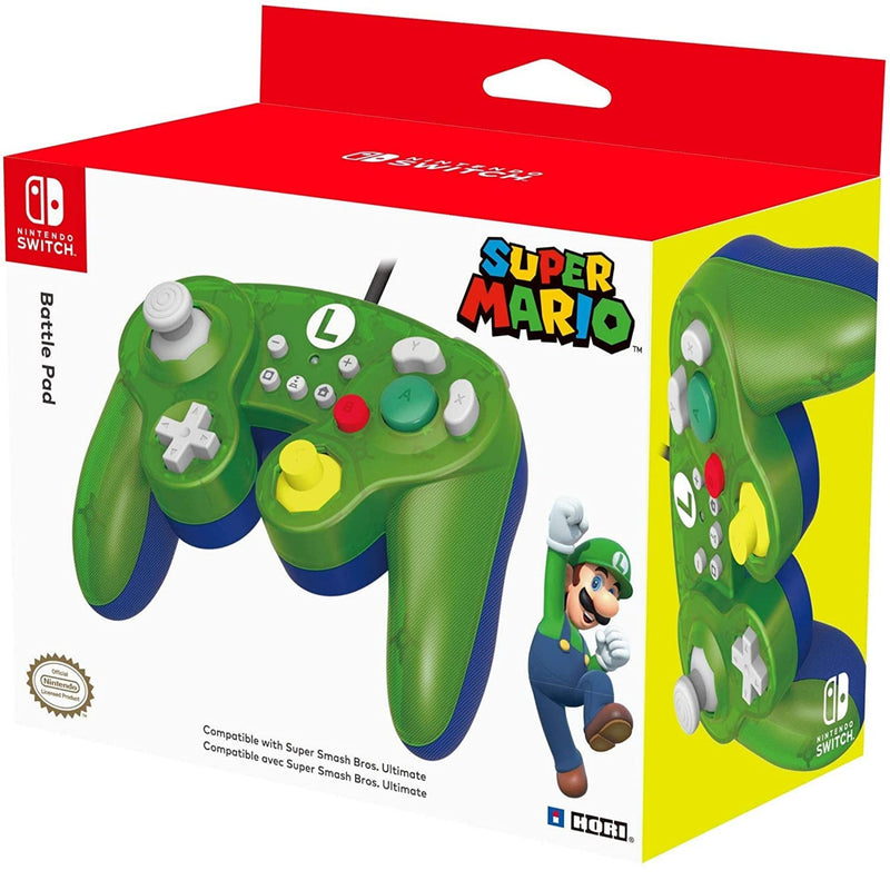 HORI Nintendo Switch Battle Pad Controller - Luigi Edition