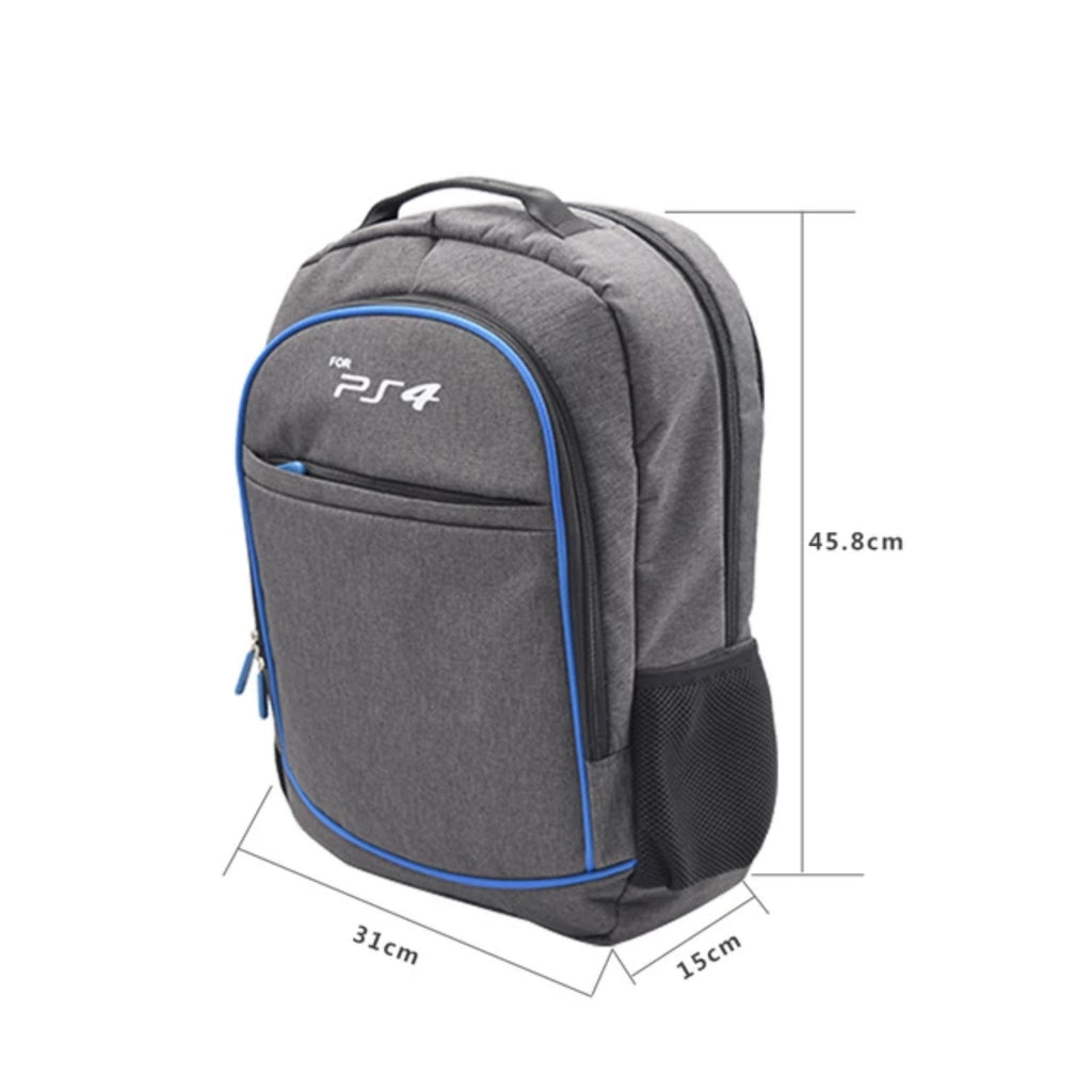 Travel Backpack Storage Carrying Case Shoulder Bag For Playstation 4